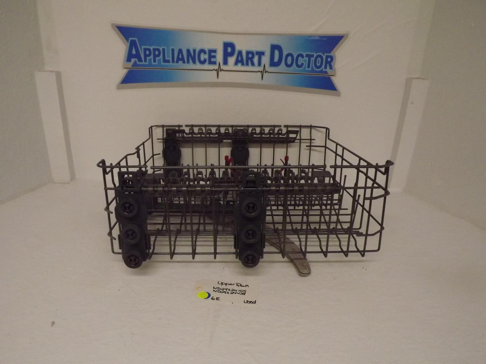 GE Dishwasher WD28X26105 WD28X24438 Upper Rack Used GE Dishwasher WD28X26105 WD28X24438 Upper Rack Used